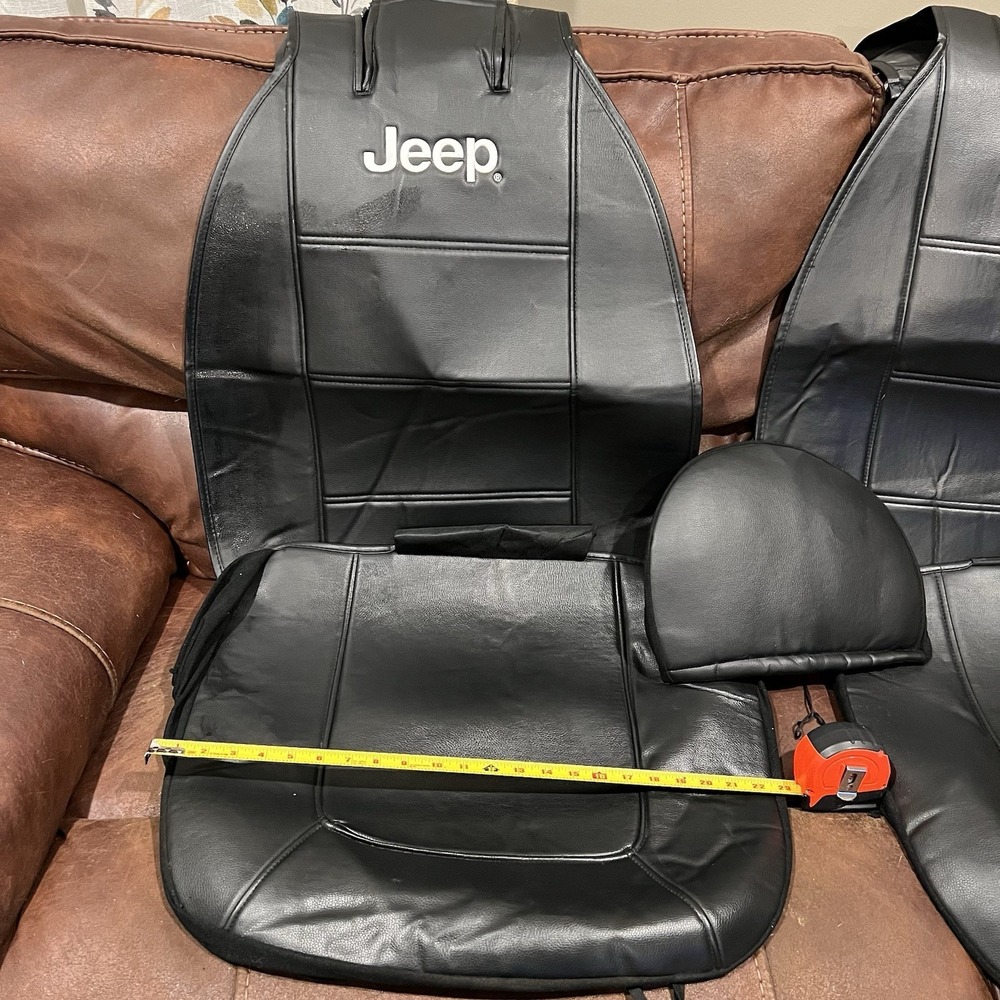 jeep seat covers Plasticolor Inc. 1 Head Cover 2 Seat And Back Covers. - Picture 3 of 8